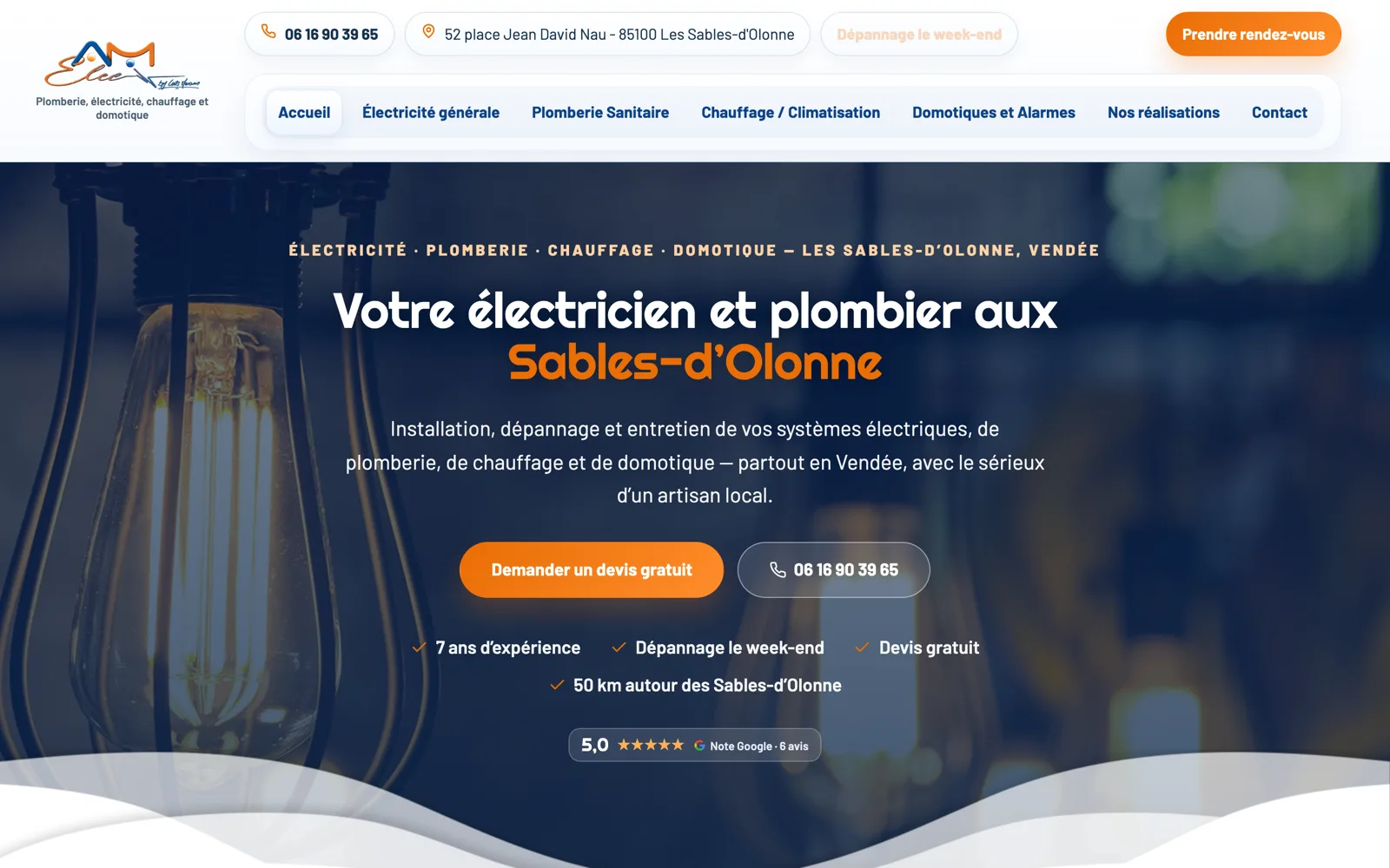 Site d'AM Élec