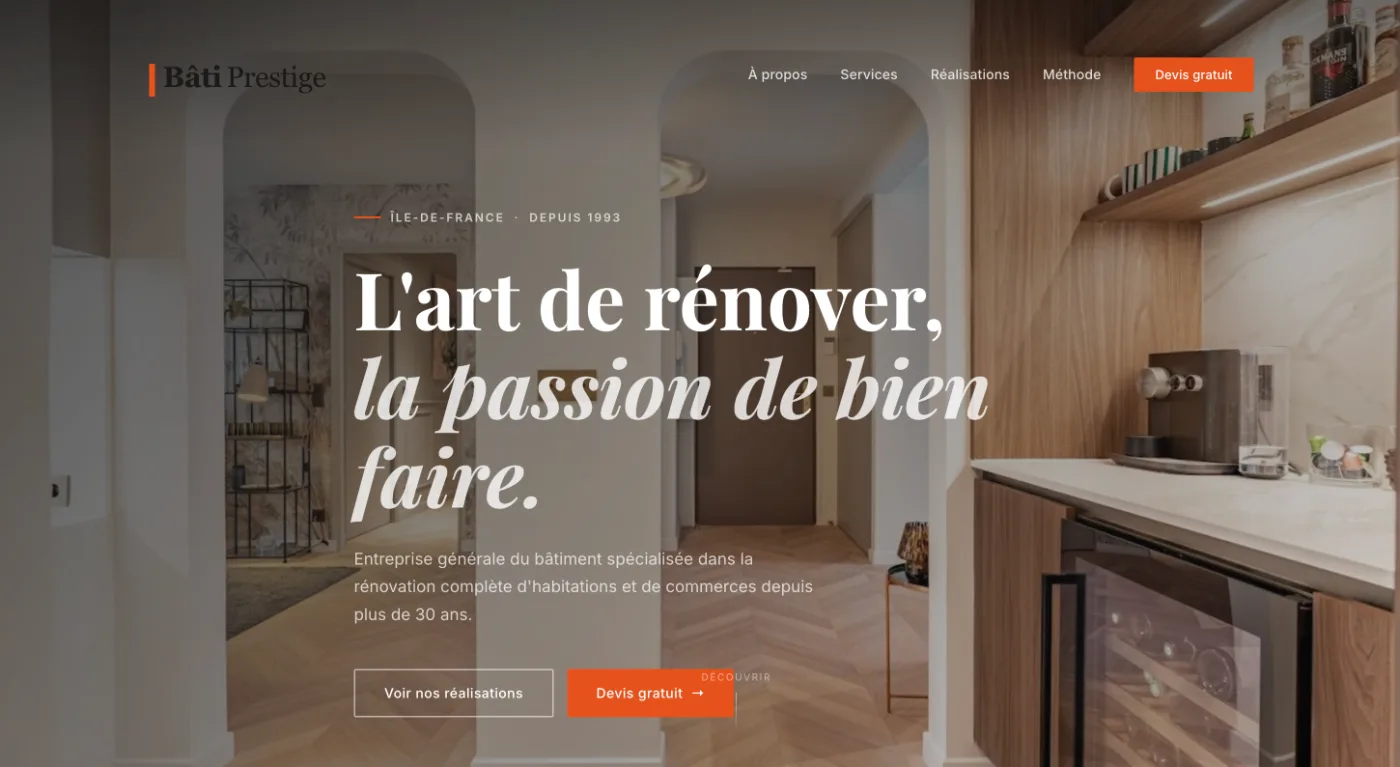 Site Bâti Prestige