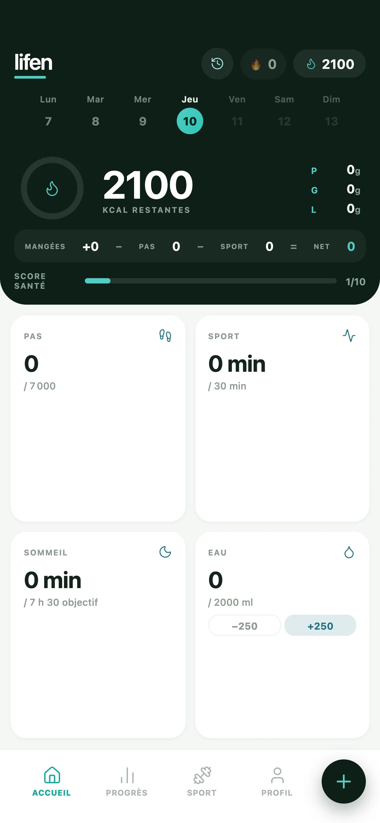 Application mobile Lifen sur iPhone
